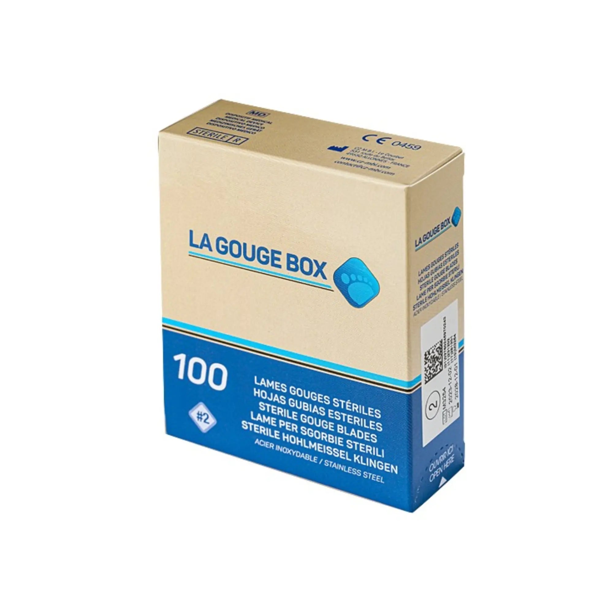 100 Hojas de Gubia Estéril - La Gouge Box Coblentz Medical 
