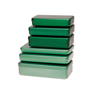 Green aluminum instrument box