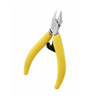 Alicate para uñas ergonómico - Amarillo - Corte recto 15 mm - Mordazas planas - 13 cm - Acero inoxidable - Akori