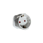 Adaptador - Enchufe europeo a enchufe británico - Blanco