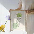 Póster decorativo - Huella artística