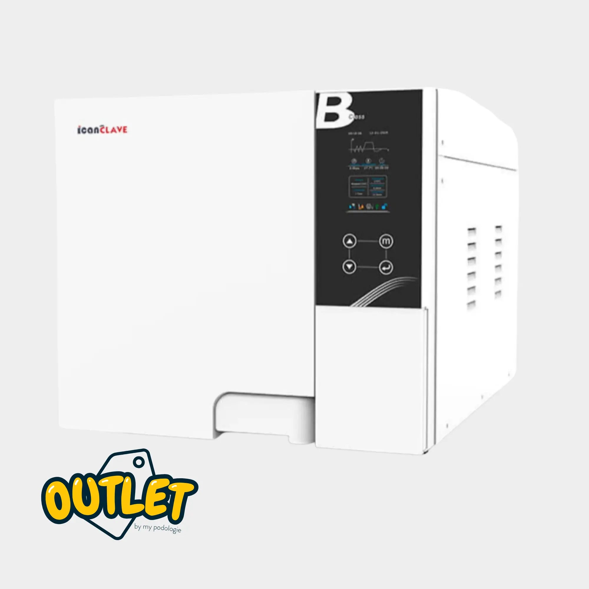 Autoclave Clase B blanco de 23 Litros con USB e impresora integrada // Venta de liquidación Autoclaves Icanclave 