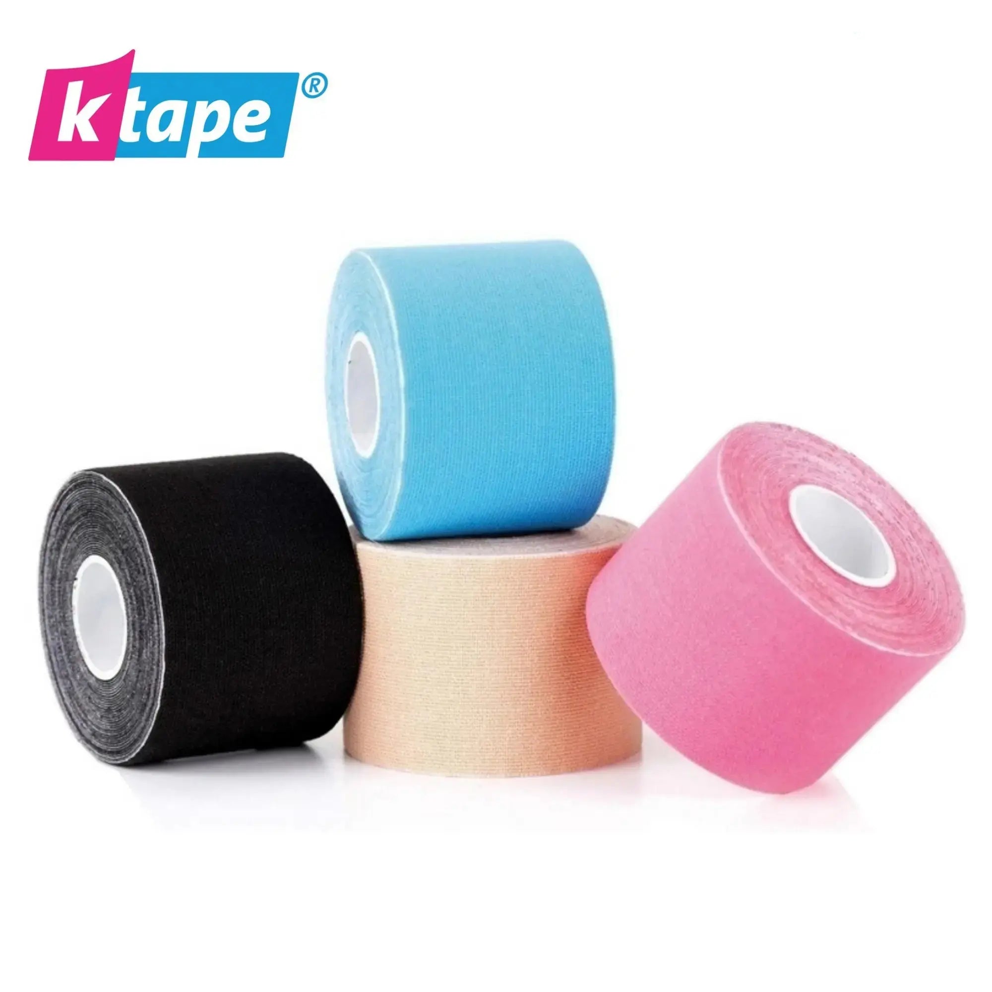 Cinta adhesiva elástica - 5cm x 5m - 5 colores - K-Tape K-Tape