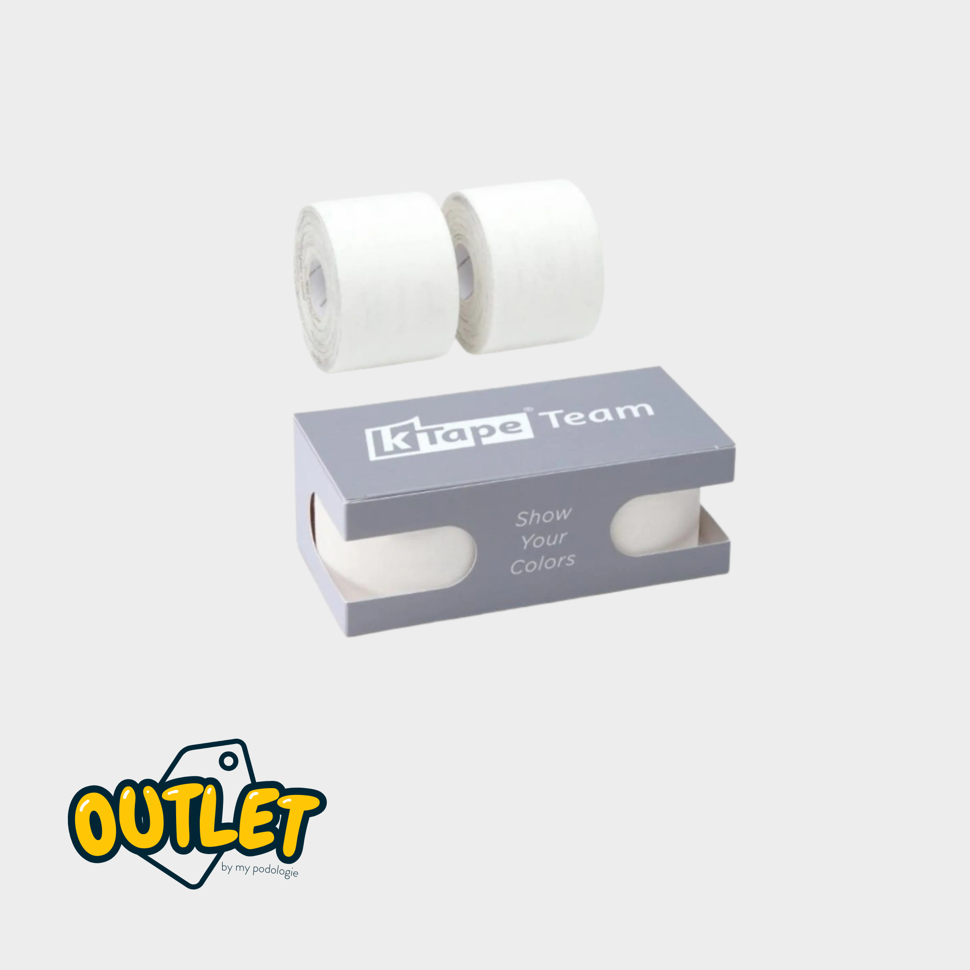 Bande adhésive élastique - Par 2 - 5cm x 5m - Plusieurs couleurs - K-Tape/ / Date dépassée K-Tape 