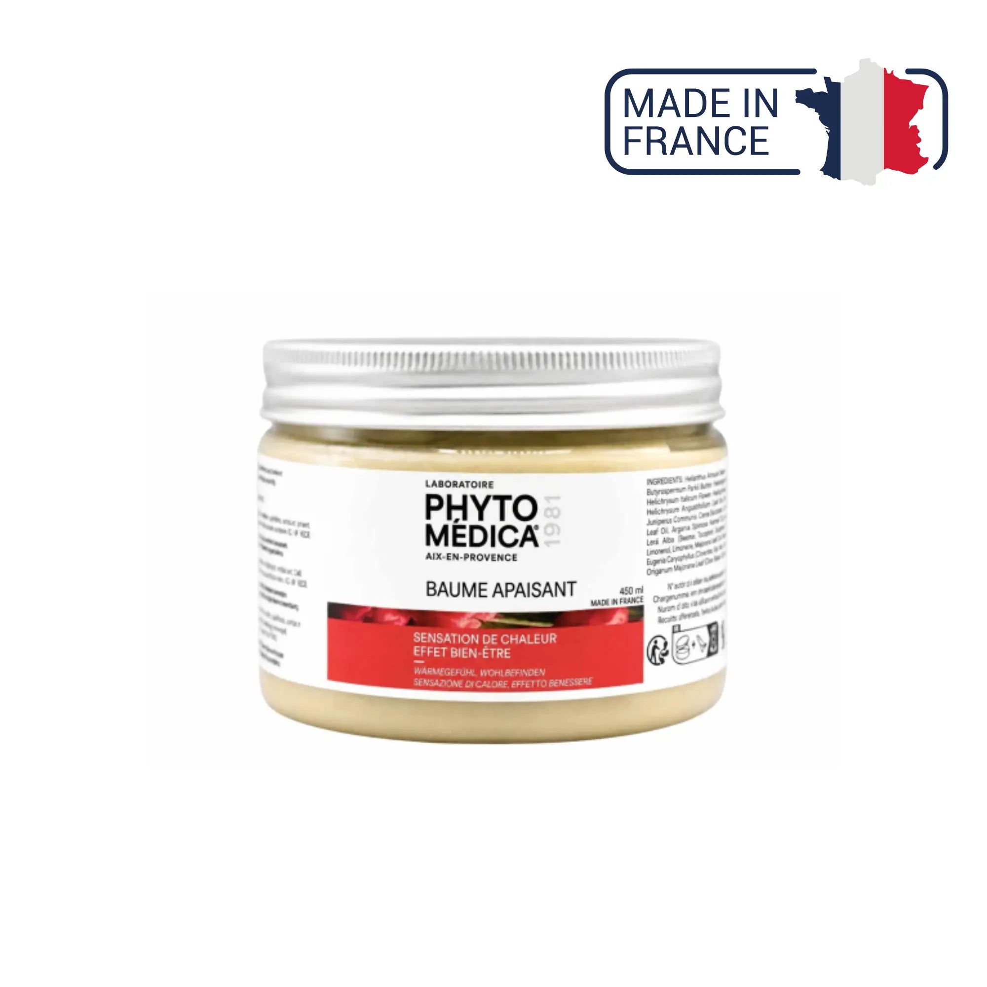 Baume de massage végétal - apaisant chauffant - 450 ml - Phytomedica Laboratoires Phytomedica 
