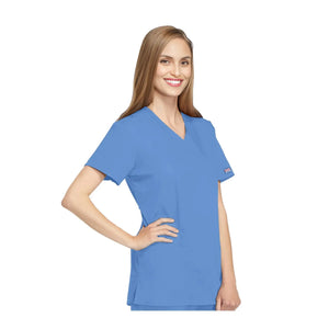 Bayona - Túnica Médica - Efecto Envoltura - Manga Corta - Mujer - 72 cm - Cherokee Cherokee Authentic Workwear 