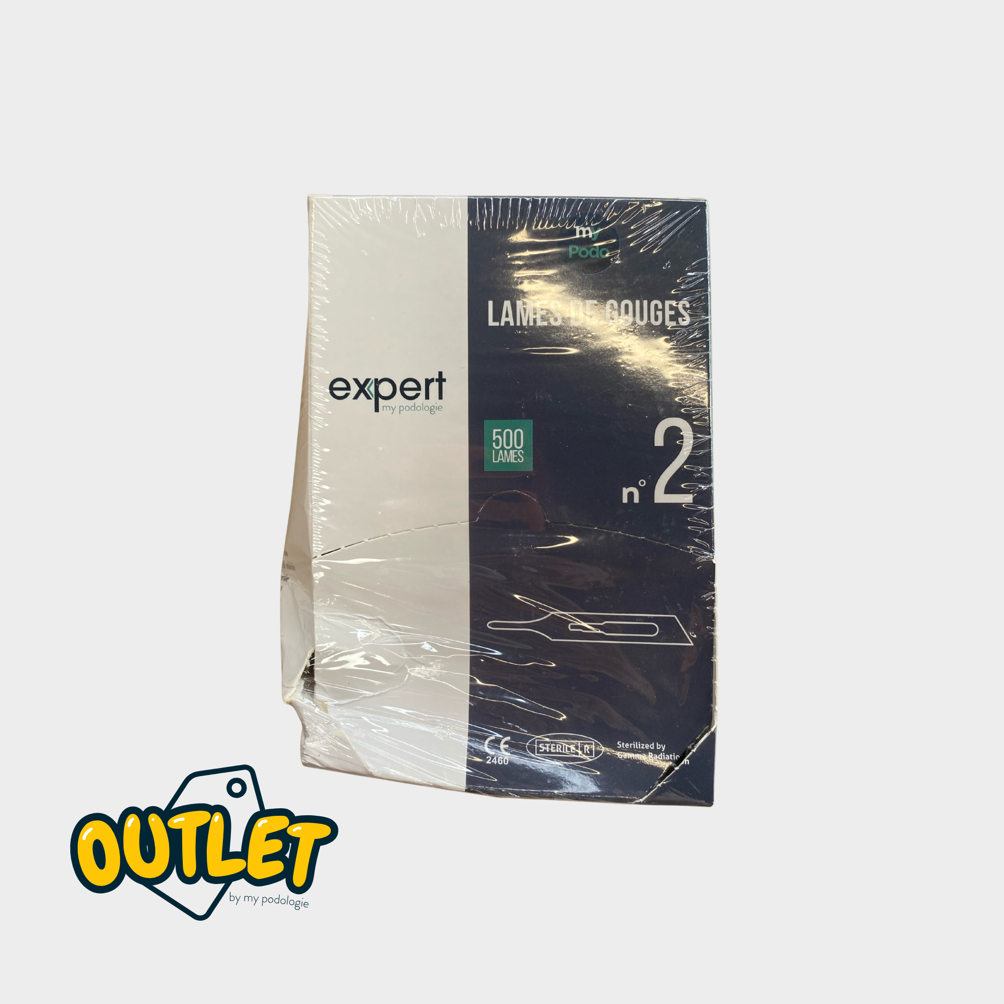 Boîte de 500 lames de gouges N°2 - Expert - My Podologie // Défaut Expert 