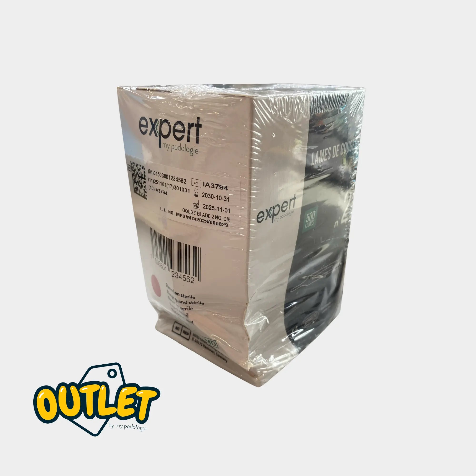 Caja de 500 hojas de gubia nº 2 - Expert - My Podologie // Défaut Expert 