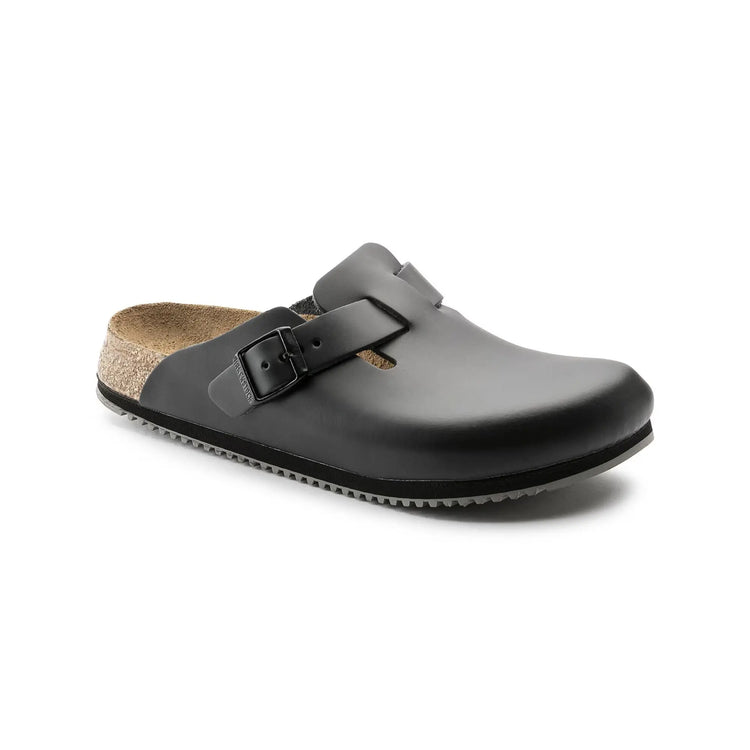 Boston Super Grip - Sabot Cuir naturel - Plusieurs coloris - Birkenstock Birkenstock  Noir / Étroite / 48