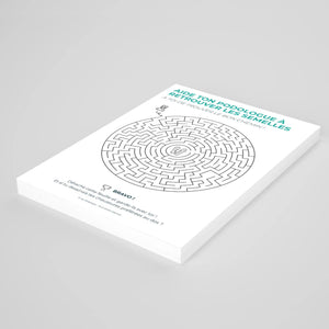 Carnet de jeux enfant : Aide ton podologue à retrouver les semelles (labyrinthe) My Podologie 