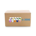 Box of 3000 paper cups (20 cl) - 10 colors to choose from - Medi Stock