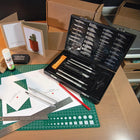 Caja de bisturí - 51 piezas - Silverline