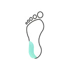 Cuña varo-valgo - 8 mm - Shore 30-35 - Verde