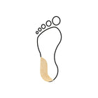 Cuña varo-valgo - 8 mm - Shore 70-75 - Beige