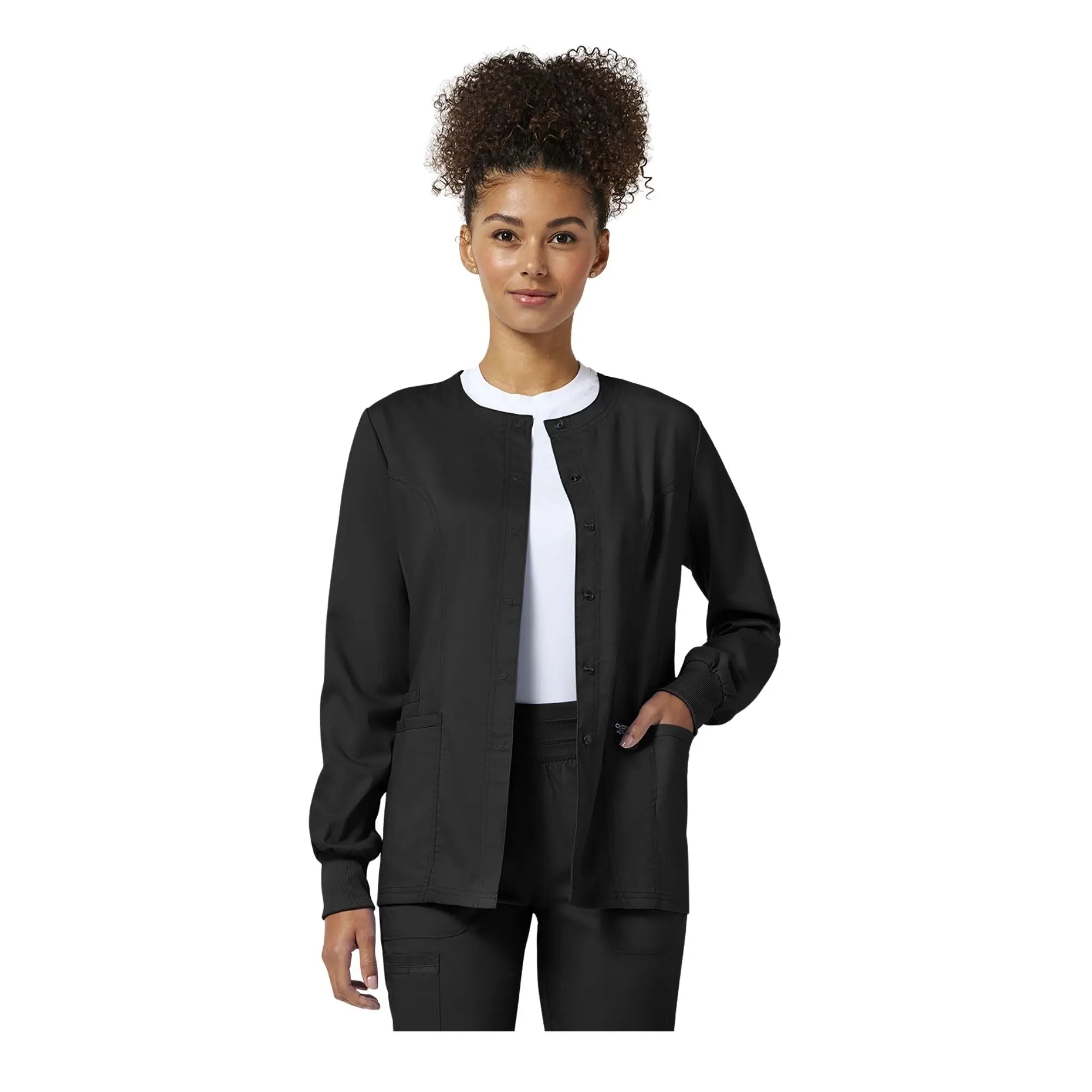 Compiègne - Veste médicale à boutons-pression - Femme - Cherokee Cherokee Authentic Workwear 