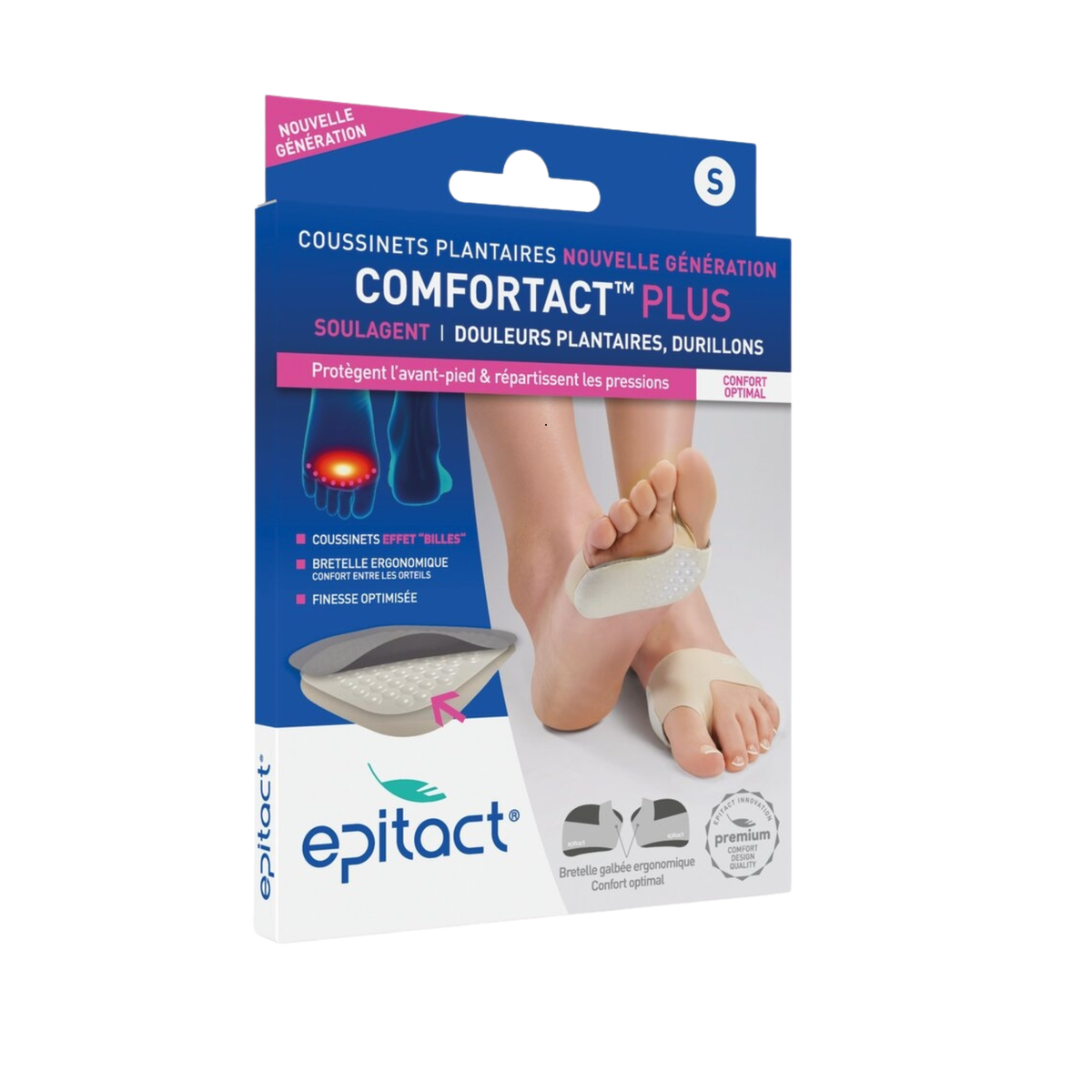 Coussinet plantaire Comfortact Plus - 3 tailles différentes - EPITACT