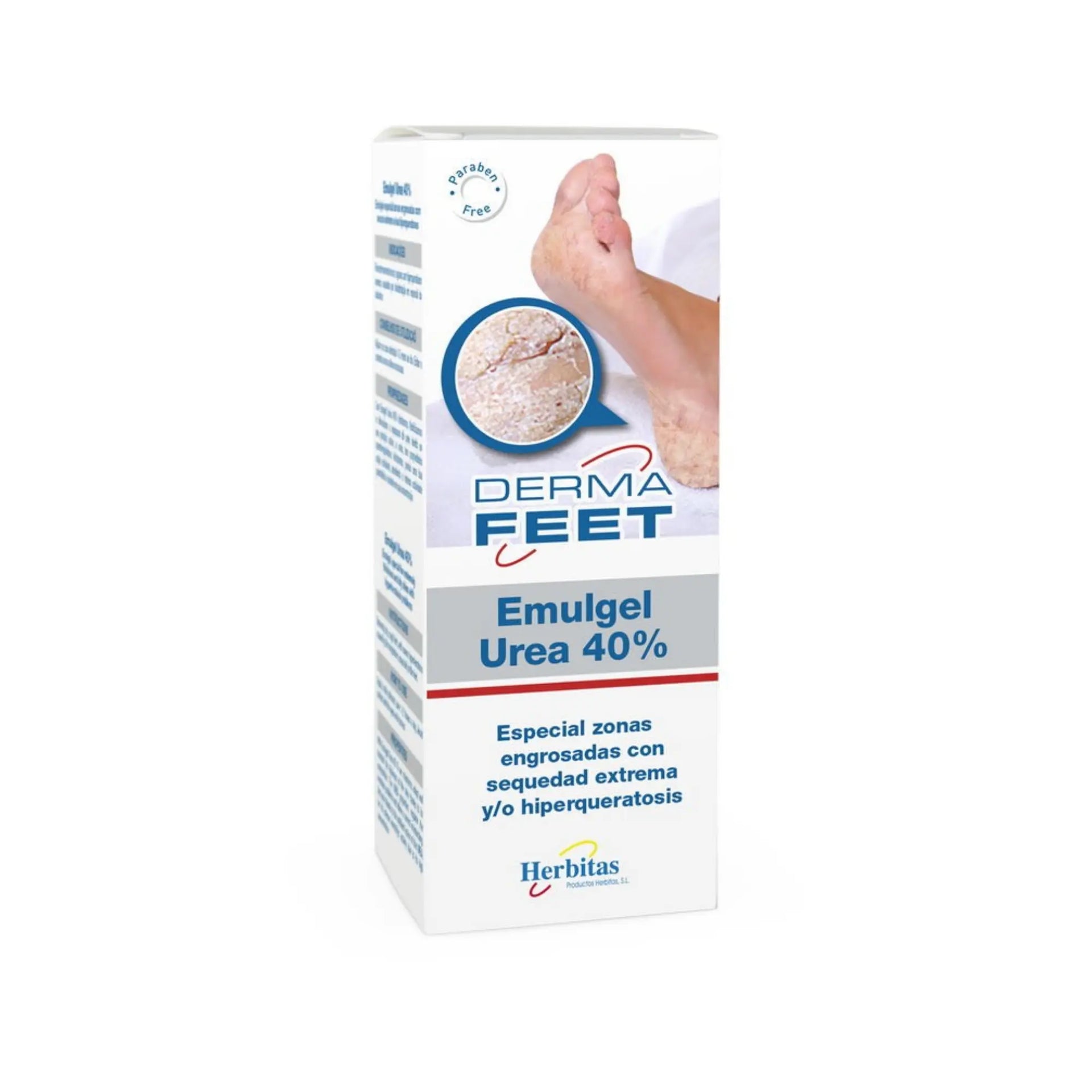 Dermafeet Urea Emulgel Cream 40% - 60 ml - Herbitas - My Podology