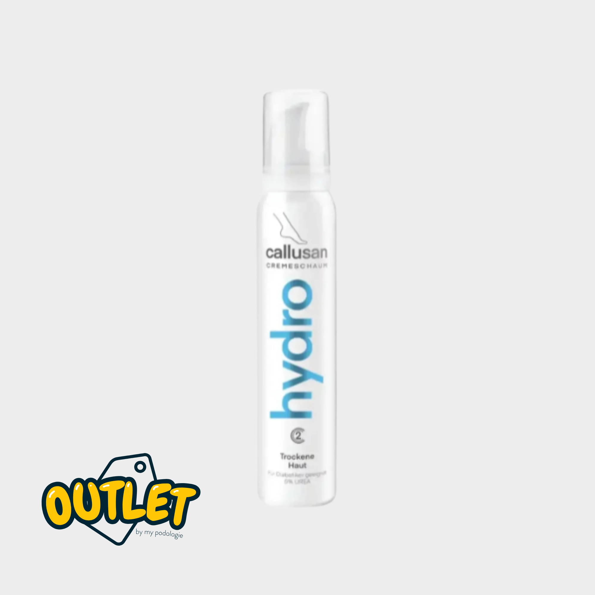 Crème mousse Hydro - 5% d'urée - Peaux sèches - 125ml - Callusan // Date dépassée Callusan 