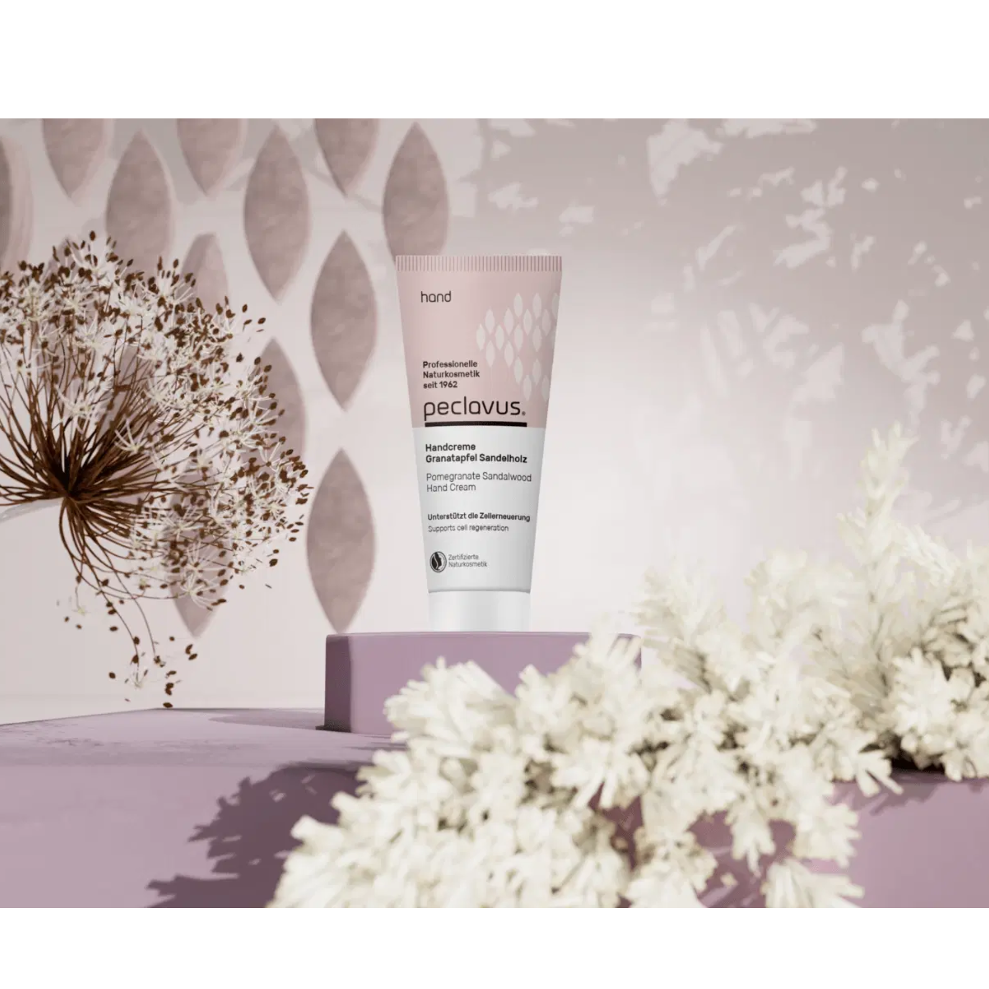 Crema de manos hidratante - Extracto de granada - Peclavus