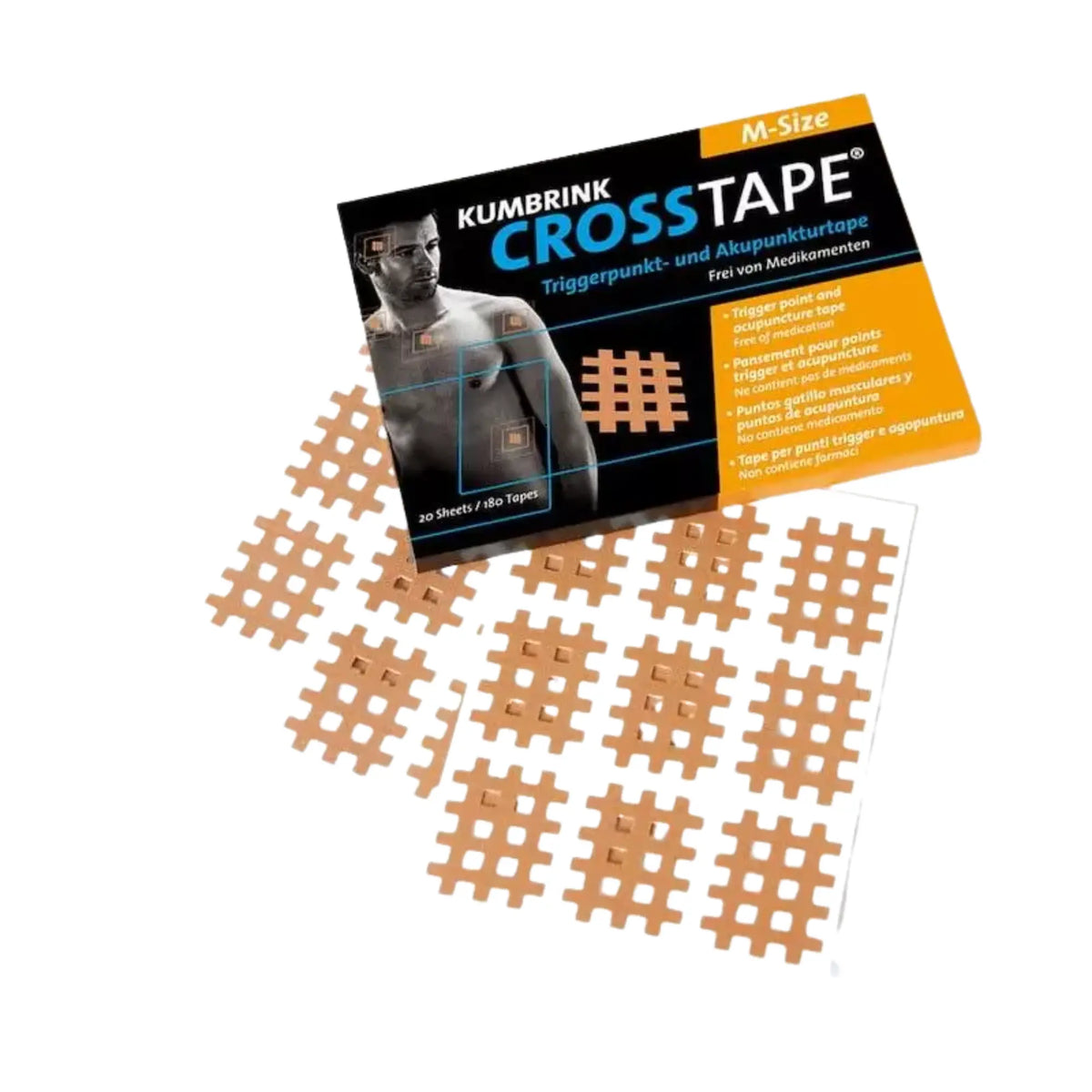 Crosstape pansements pour points Trigger et Acupuncture - Plusieurs tailles Sissel 