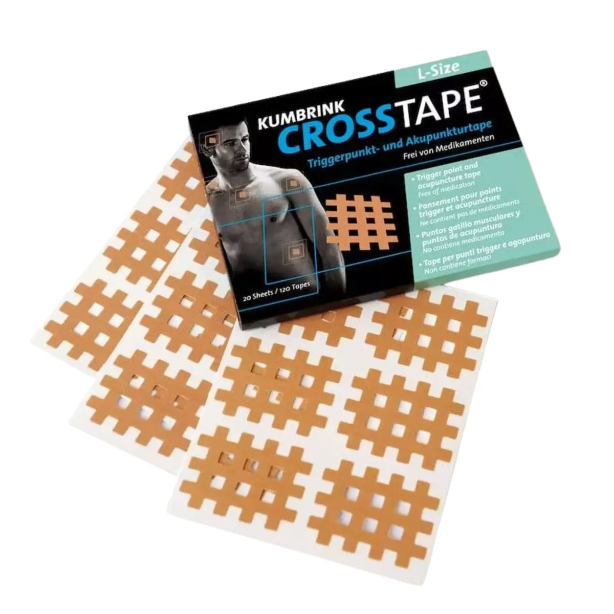 Crosstape pansements pour points Trigger et Acupuncture - Plusieurs tailles Sissel 
