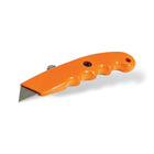 Cortador ergonómico neón con hoja retráctil - Silverline