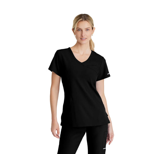 Edelweiss - Túnica con cuello cruzado - Mujer - Skechers SKECHERS Negro / XL