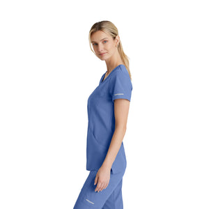 Reliance Top - Haut médical avec col croisé - Femme - Skechers SKECHERS