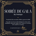 Entrance to the Gala evening for the 10th anniversary of My Podologie on Friday, November 22, 2024