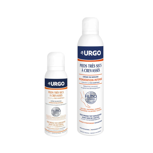 Filmomousse - Hidratación intensa para pies muy secos y agrietados - 2 capacidades - Urgo Urgo 