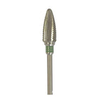 Fresa E5275 Carburo de tungsteno forma ovoide - Abrasión de clavos gruesos y onicogrifosis - Dentado helicoidal estándar -