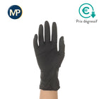 Guantes de exploración - Látex negro - Sin polvo - Caja de 100 - My Podologie