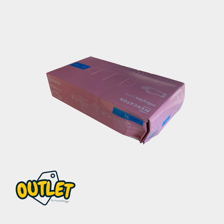 Guantes de exploración - Nitrilo Rosa - Talla S - My Médical // Liquidación Liquidación 