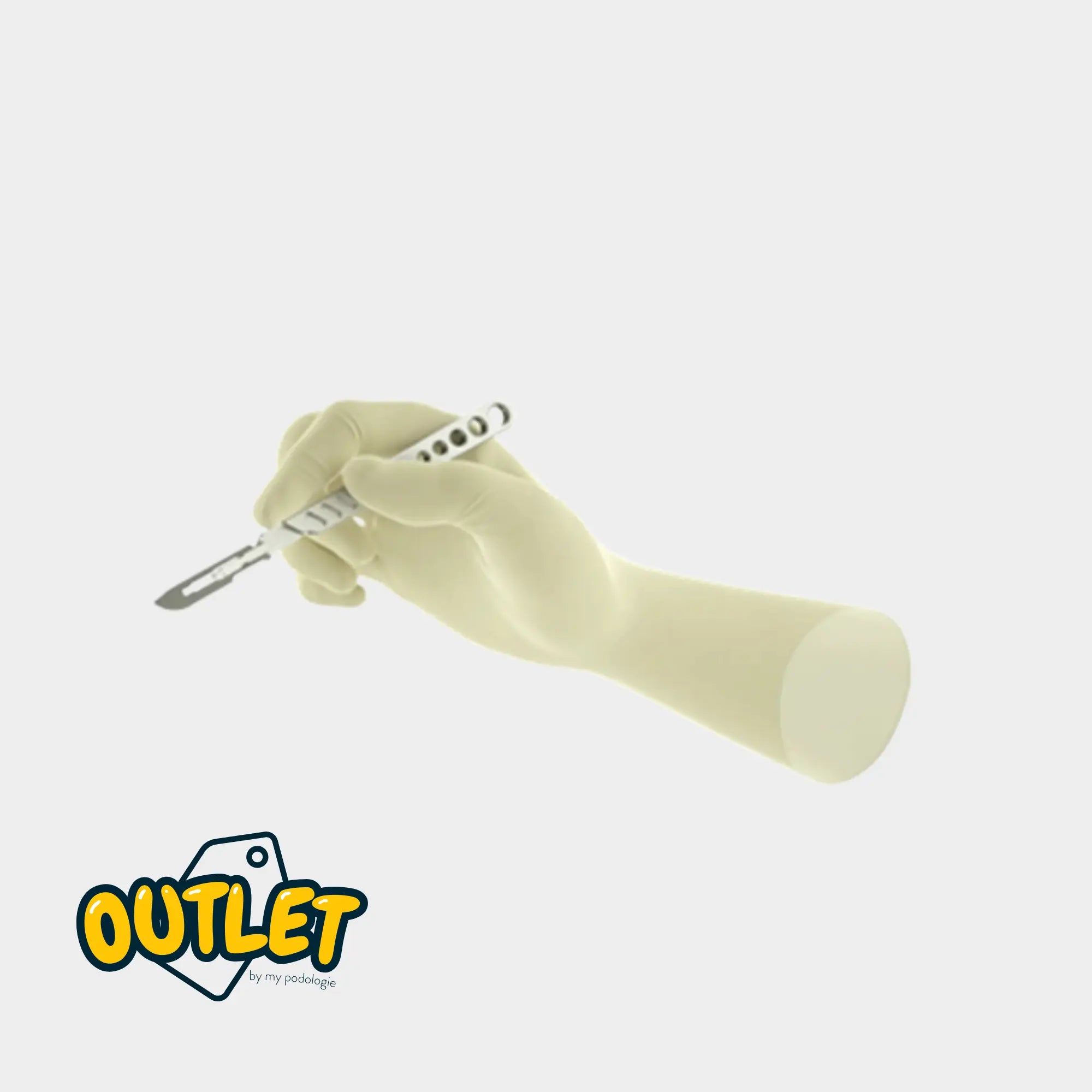 Guantes quirúrgicos de látex Gammex - Talla 6 o 6/1/2 - Caja de 50 pares // Liquidación Liquidación 