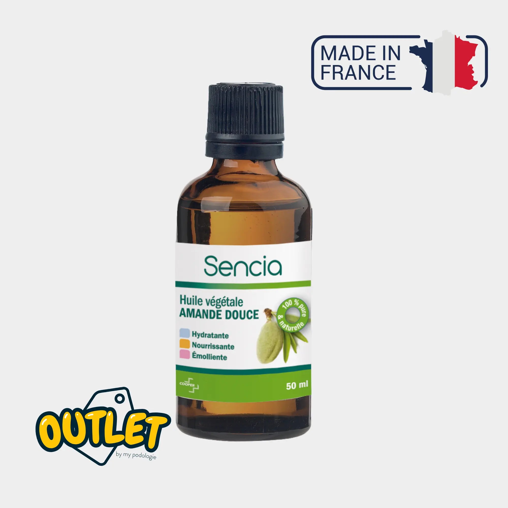 Huile amande douce 50 ml - Sencia // Date dépassée Sencia 