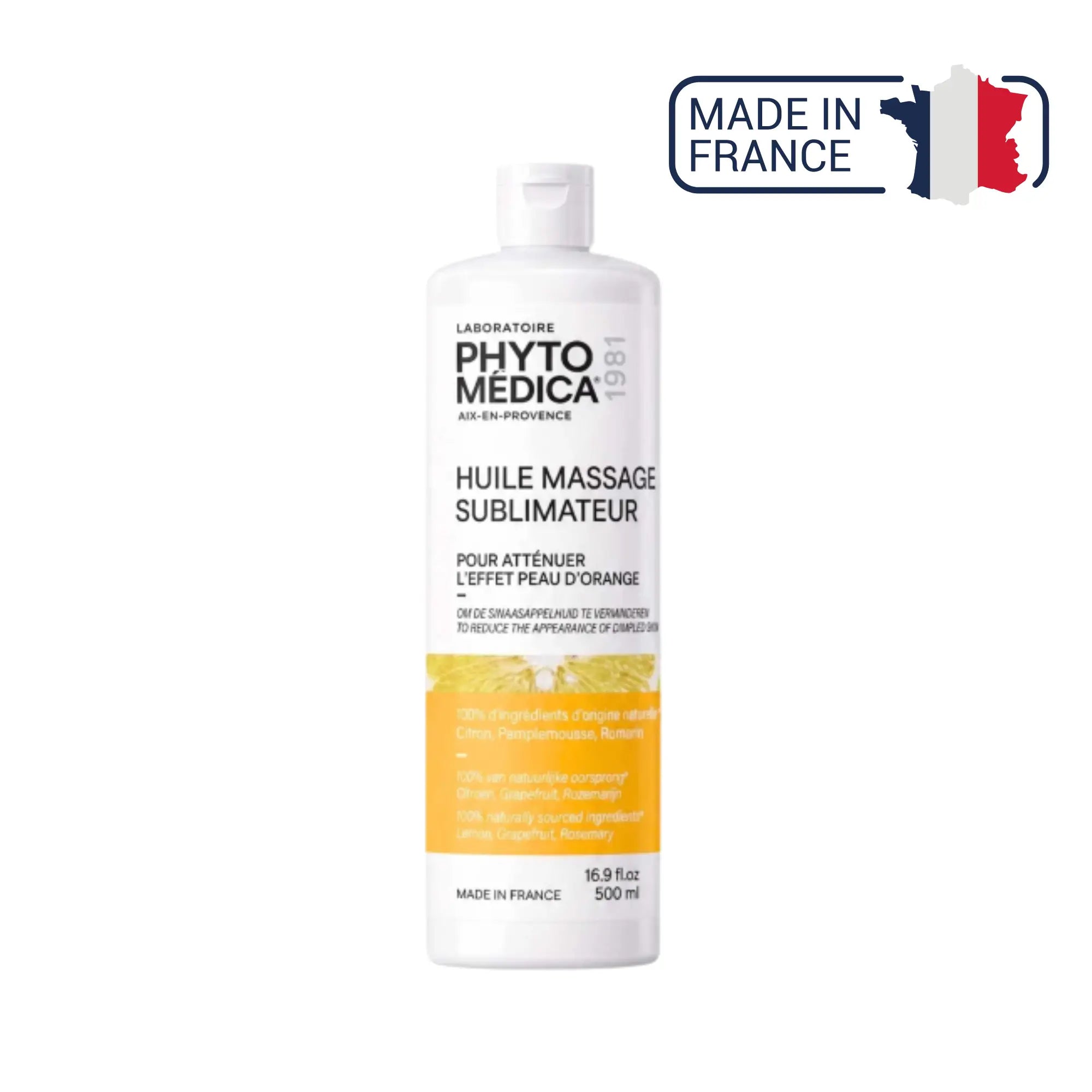 Huile fluide de Massage Sublimateur drainant - 500 ml - Phytomedica Laboratoires Phytomedica 