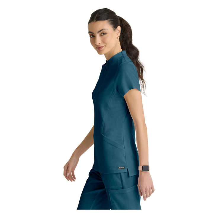 Kristi - Tunique col montant zippé - Femme - Grey’s Anatomy Stretch Grey’s Anatomy 