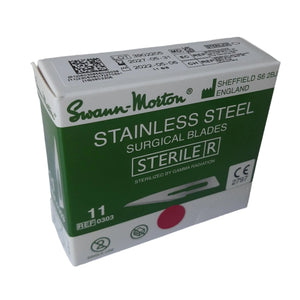 Lame chirurgicale stérile en acier inoxydable Swann-Morton Swann-Morton 