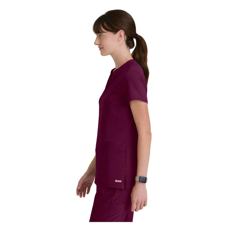 Louisa - Notched collar tunic - Women - Grey’s Anatomy Evolve Grey’s Anatomy 