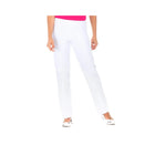 Manu - Pantalón PC Blanco - Mixto - Cinturilla elástica - Sin bolsillo
