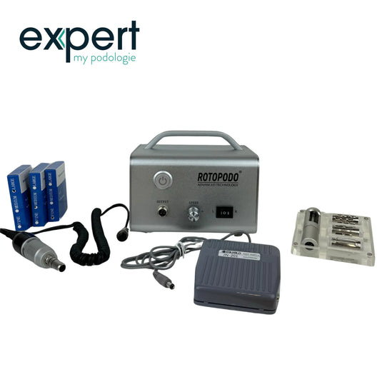 Micromotor Rotopodo con cable - 40.000 rpm con pedal - My Podologie - My Podologie