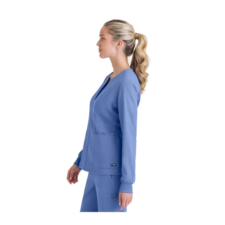 Mila - Round neck medical jacket - Women - Grey’s Anatomy Stretch Grey’s Anatomy 