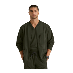 Mio - Chaqueta médica con cuello redondo - Hombre - Grey's Anatomy Stretch Grey's Anatomy 