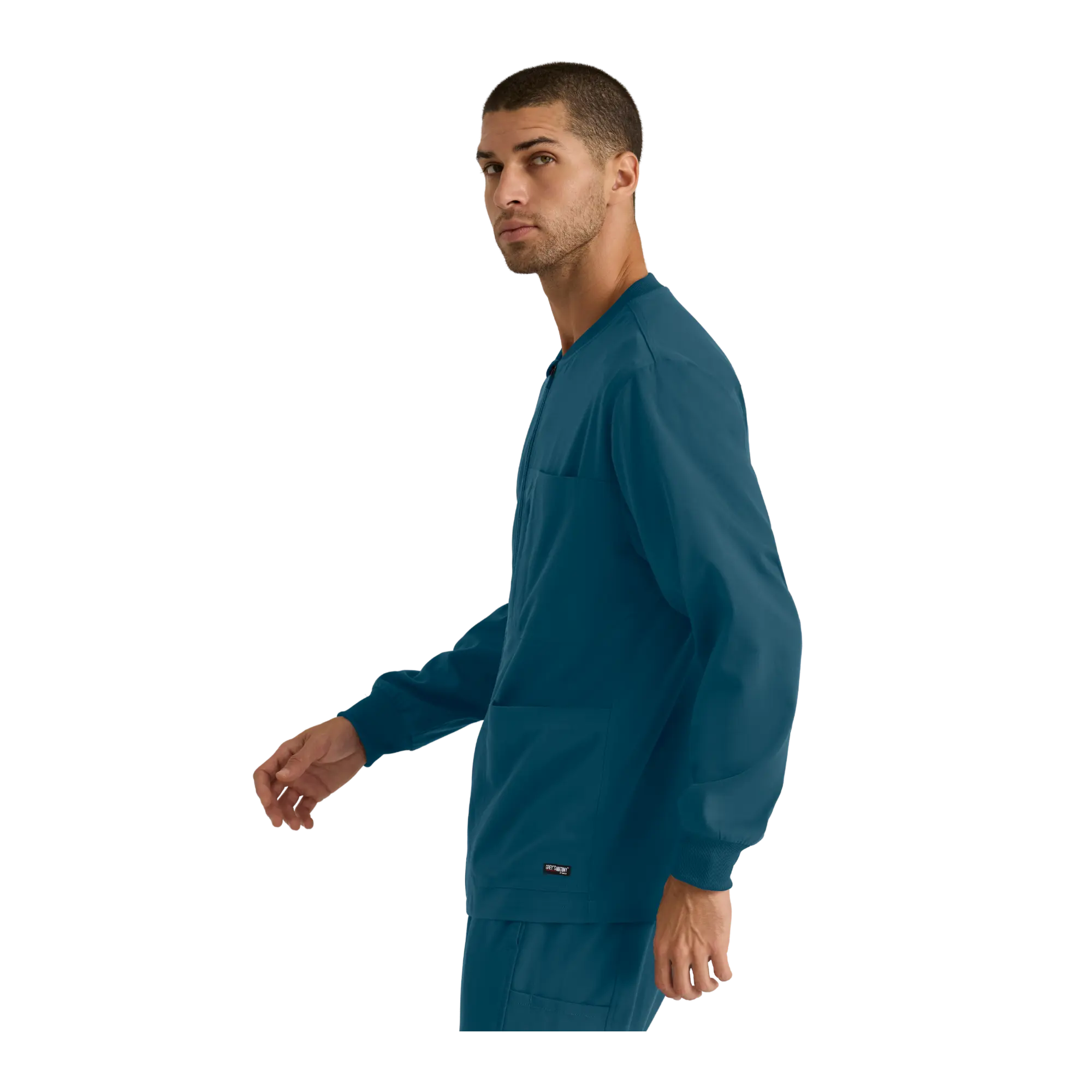 Mio - Chaqueta médica con cuello redondo - Hombre - Grey's Anatomy Stretch Grey's Anatomy 