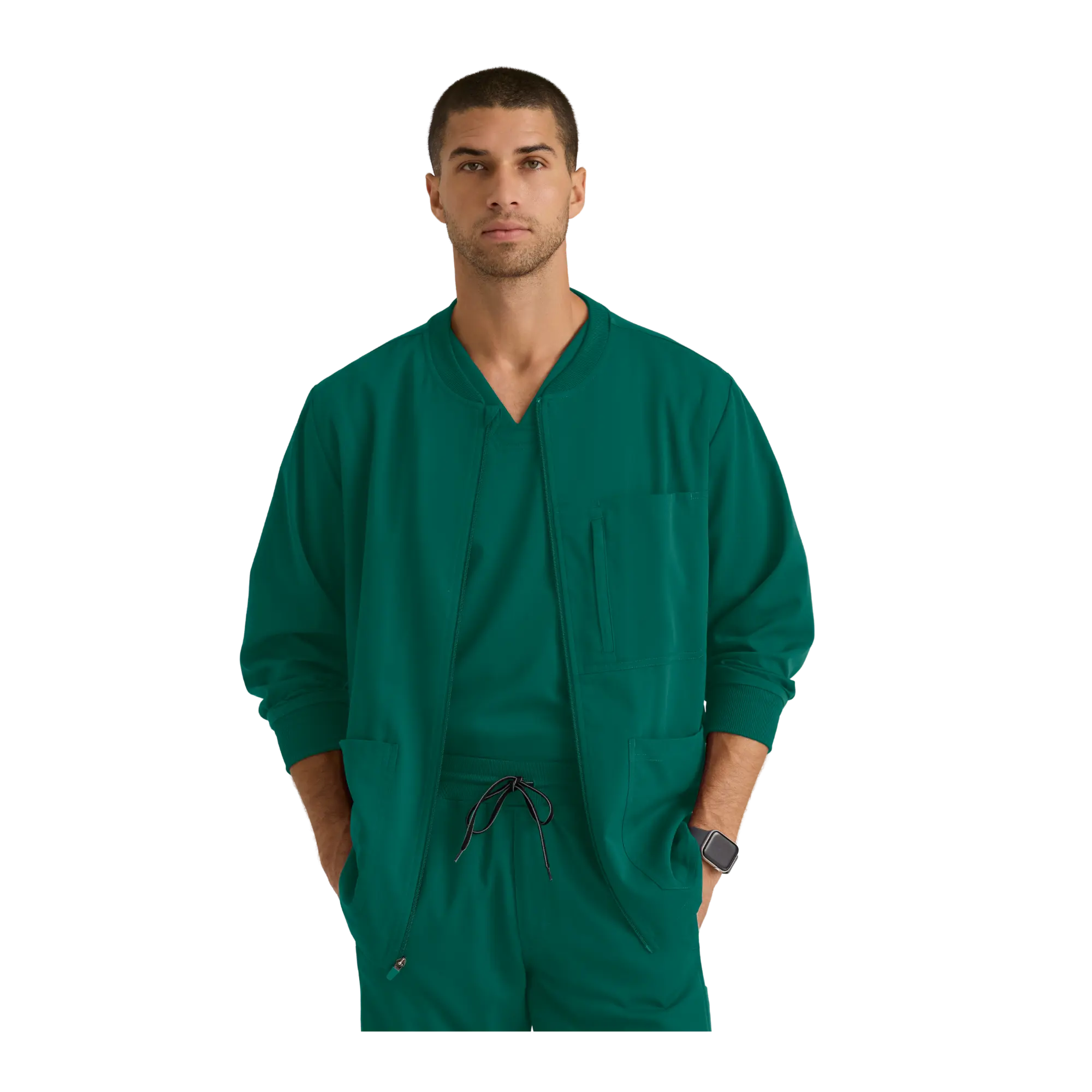 Mio - Chaqueta médica con cuello redondo - Hombre - Grey's Anatomy Stretch Grey's Anatomy 