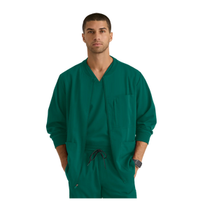 Mio - Chaqueta médica con cuello redondo - Hombre - Grey's Anatomy Stretch Grey's Anatomy 