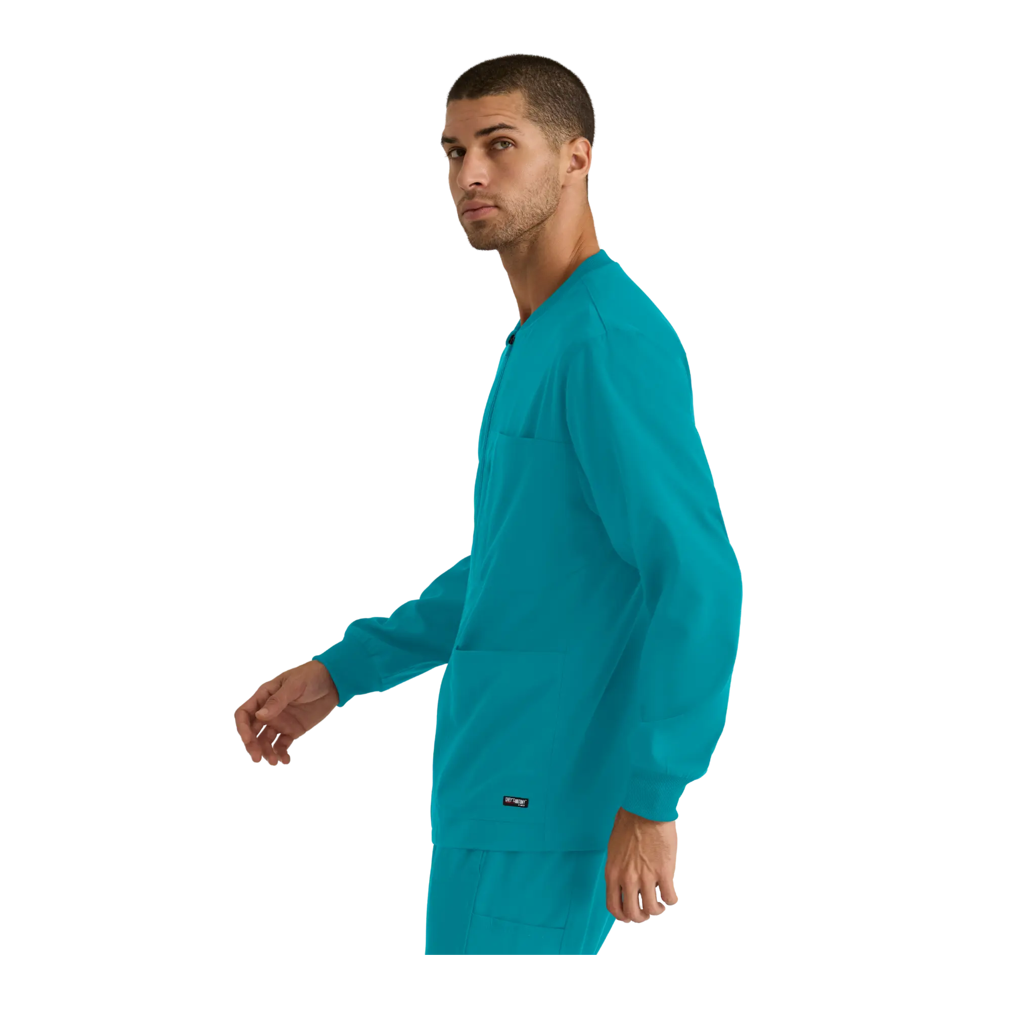 Mio - Chaqueta médica con cuello redondo - Hombre - Grey's Anatomy Stretch Grey's Anatomy 