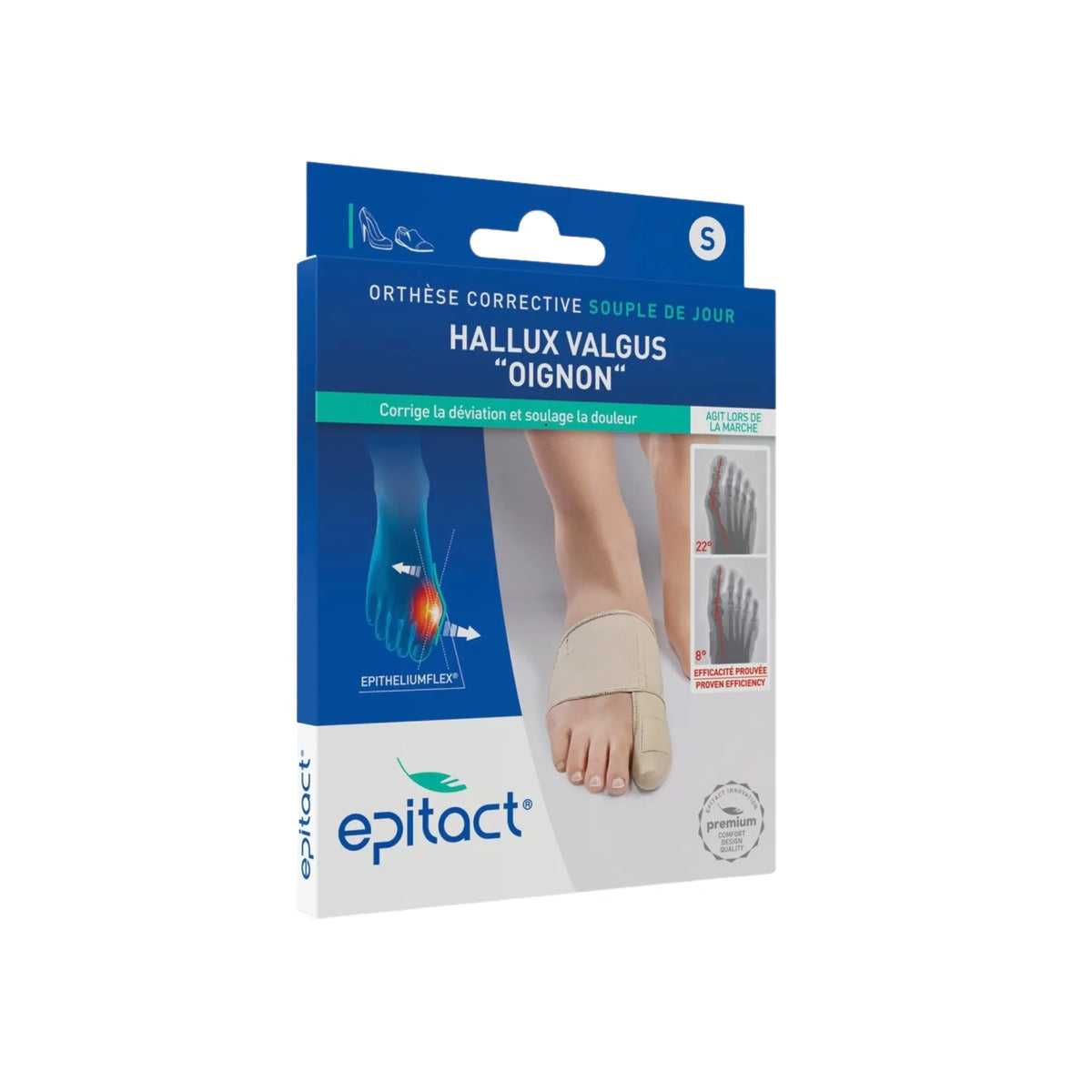 Orthèse Hallux Valgus Jour - 3 tailles différentes - EPITACT Epitact - Millet Innovation 