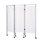 Biombo - 3 paneles tensados ​​- Con ruedas - CARINA MEDICAL