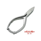 Nail pliers - Stainless steel - Satin finish - Straight cut - Dead tapered - 13.5 cm - Sam